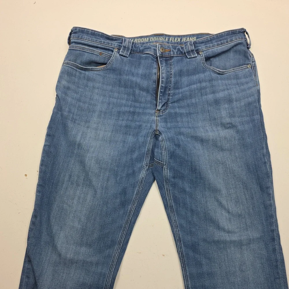 Duluth‎ Trading Co Ballroom Double Flex Slim Fit Jeans Blue 40x32 Mens Denim